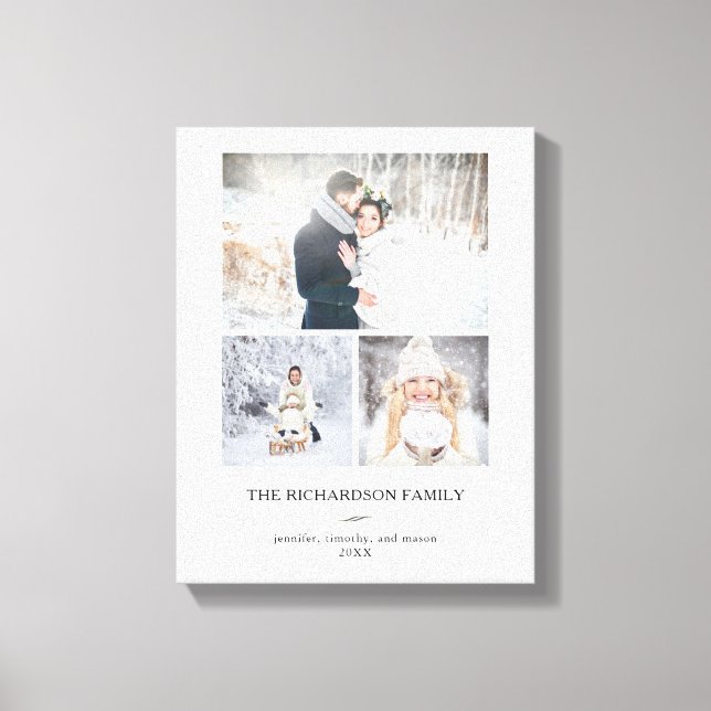 Minimalistiskt modernät | Tre foton Canvastryck (Framsida)