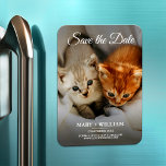 Minimalistiskt, modernt foto - spara datum Bröllop Magnet<br><div class="desc">Elegantens foto för bröllop-årsdagen. Du kan enkelt byta ut fotot när du sparar datummallen. Förlovningens bröllopsinbjudan till fotokort Magnets. Budgethändelsekort för minnen. Spara förlovningen för datum och snyggt enkelt. Vill du ha den här designen på ett kort, kort lagrar tjockare papper? Checka ut vår Spara datumsamling för kort. Det här...</div>