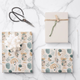 Minimalistiskt modernt ins wrappingpapper