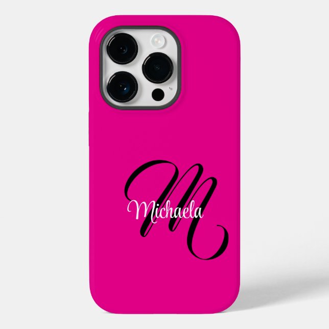 Minimalistiskt modernt monogram initialt namn shoc (Baksida)