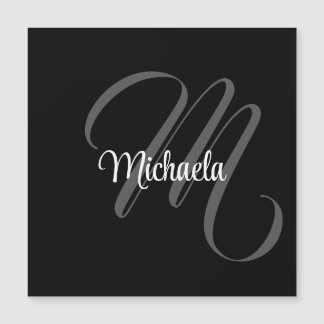 Minimalistiskt modernt monogram, inledande namn