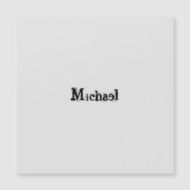 Minimalistiskt modernt monogram namn svart grått