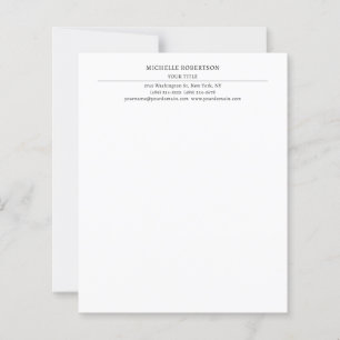Minimalistiskt modernt professionellt kreativt pap