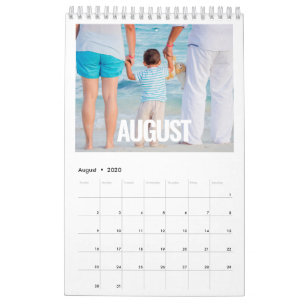 Minimalistiskt modernt skript 2022-familjfoto kalender