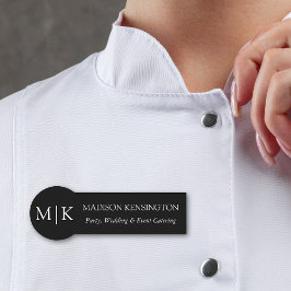 Minimalistiskt monogram eller lägg till Logotyp, f Namnbricka