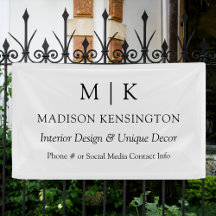 Minimalistiskt monogram eller lägg till Logotyp ut