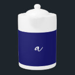 Minimalistiskt monogram för Färg vid midnattsblått<br><div class="desc">Representera dig med den här moderna eleganten. Den här mallen kan anpassas för att uppfylla alla professioneller.</div>