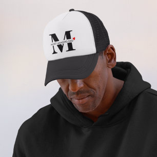 Minimalistiskt monogram mest Fantastisk med början Keps