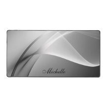 Minimalistiskt monogram Namn-kallgrafi, Desk Mat