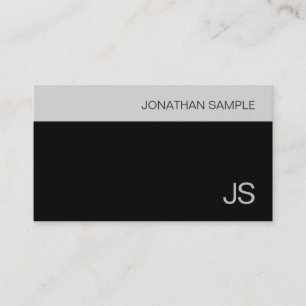 Minimalistiskt monogram vanligt professionell Snyg Visitkort