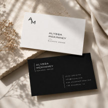 Minimalistiskt monogram