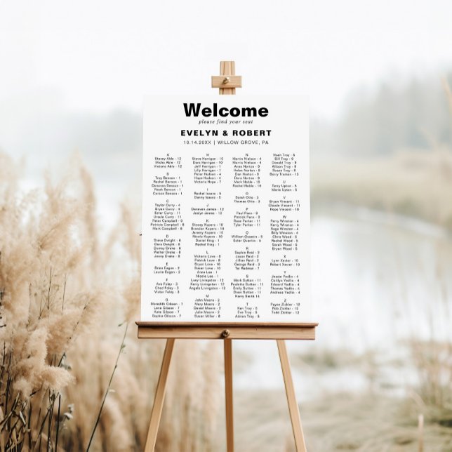 Minimalistiskt monteringsdiagram för alfabetiskt p poster (Skapare uppladdad)