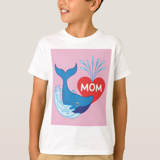 Minimalistiskt Mors dag-delfinin T Shirt