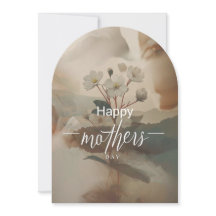 Minimalistiskt Mors dag-kort