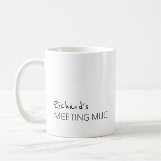 Minimalistiskt möte med namnet kaffemugg