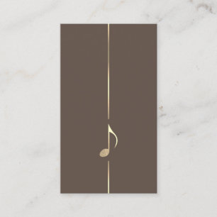 Minimalistiskt musikens åttonde anteckning, Affärs Visitkort