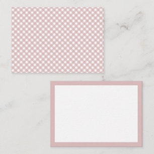 Minimalistiskt MUT-Rosa Mönster Anteckningskort