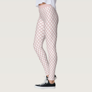 Minimalistiskt MUT-Rosa Mönster Leggings