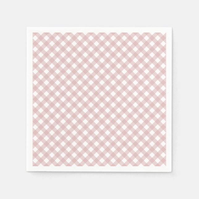 Minimalistiskt MUT-Rosa Mönster Pappersservett (Framsidan)