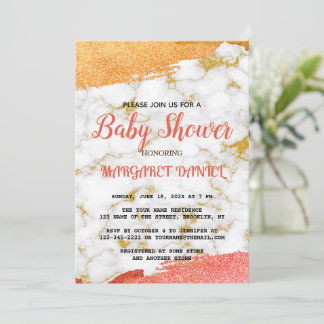 Minimalistiskt Namn anpassar vit babordåda för mar Inbjudningar