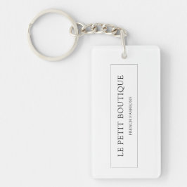 Minimalistiskt Namn och tagline Nyckelring