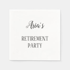 Minimalistiskt Napkins Pension Party Pappersservett