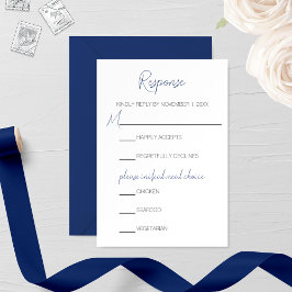 Minimalistiskt Narcissus Bröllop OSA Card