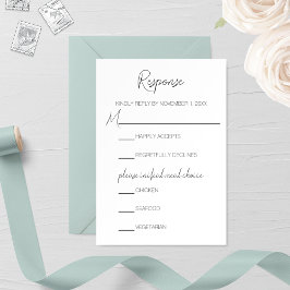 Minimalistiskt Narcissus Bröllop OSA Card