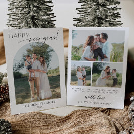 Minimalistiskt Nyårsfirande Julkort Inbjudningar