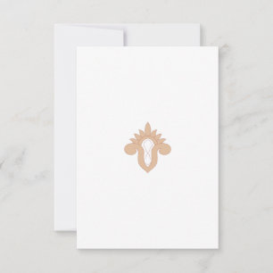 Minimalistiskt och Groovy - tackkort Anpassnings Tack Kort