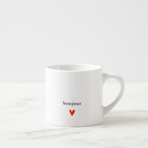 Minimalistiskt och modernt Bonjour Espressomugg