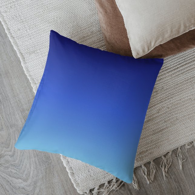 Minimalistiskt Ombre Midnight Sergranat Kudde (Skapare uppladdad)
