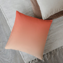 Minimalistiskt Ombre Tropical Paradise Kudde