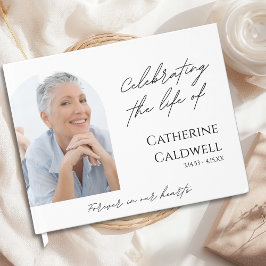 Minimalistiskt överhuvud i våra hjärtefoto gästböcker