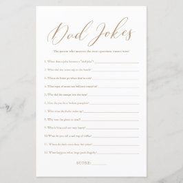 Minimalistiskt Pappa-skämt, babykläder