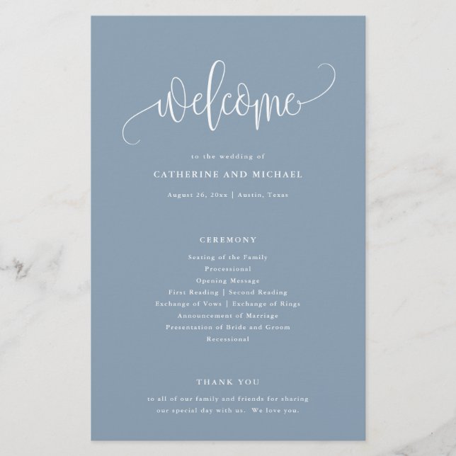 Minimalistiskt Pappert program för kallgrafi (Framsidan)