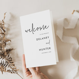 Minimalistiskt Pappert program med svartvit mapp