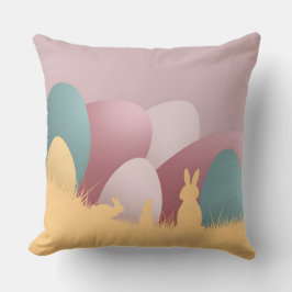 Minimalistiskt Påsk Elegance Kudde