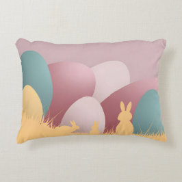 Minimalistiskt Påsk Elegance Prydnadskudde