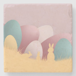 Minimalistiskt Påsk Elegance Stenunderlägg