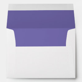 Minimalistiskt periwinkle Lila Monogram Note Card