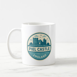 Minimalistiskt Piel Castle Mugg - historiskt gift