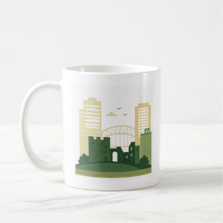 Minimalistiskt Piel Castle Mugg - historiskt gift