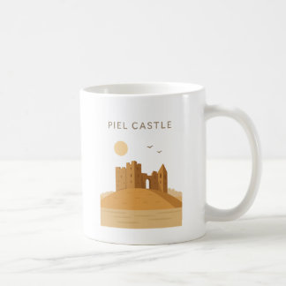 Minimalistiskt Piel Castle Mugg - historiskt gift