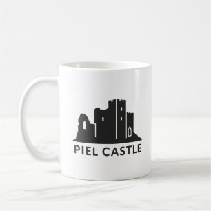 Minimalistiskt Piel Castle Mugg - historiskt gift