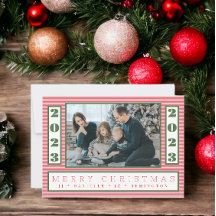 Minimalistiskt Pin Rand-julfoto