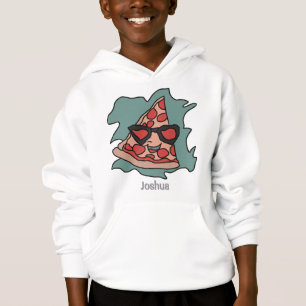 Minimalistiskt Pizza med solglasögon Coola T Shirt