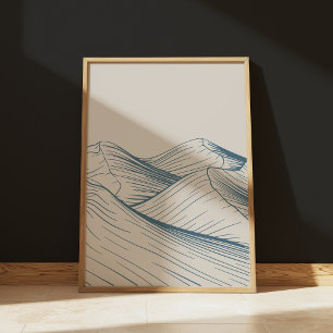 Minimalistiskt plakatthandling Teckning Poster