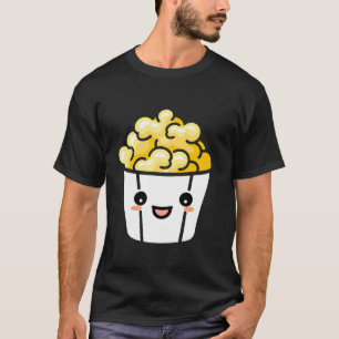 Minimalistiskt Popcorn Sugar Food Simple Lety Cute T Shirt