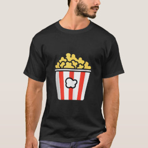 Minimalistiskt Popcorn Sugar Food Simple Lety Cute T Shirt